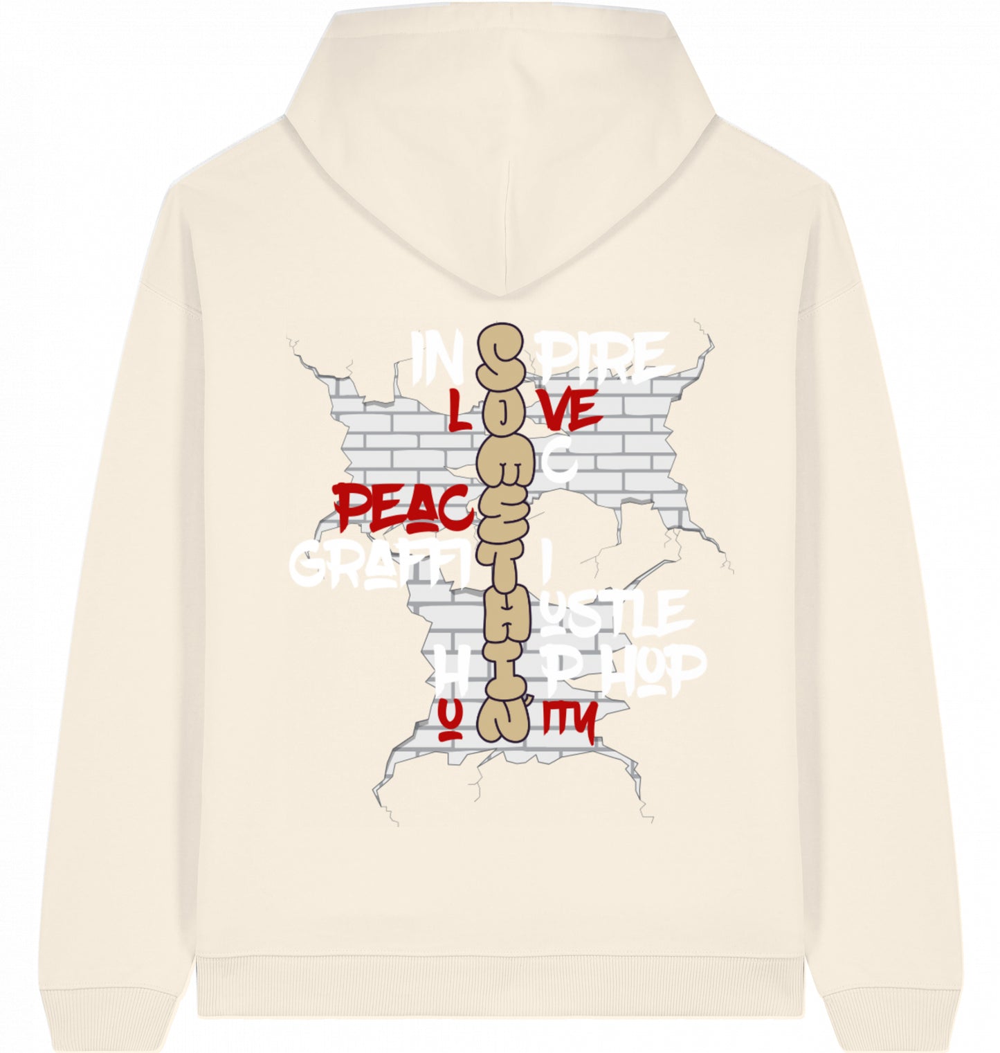 Brickwall Gold Oversized Hoodie