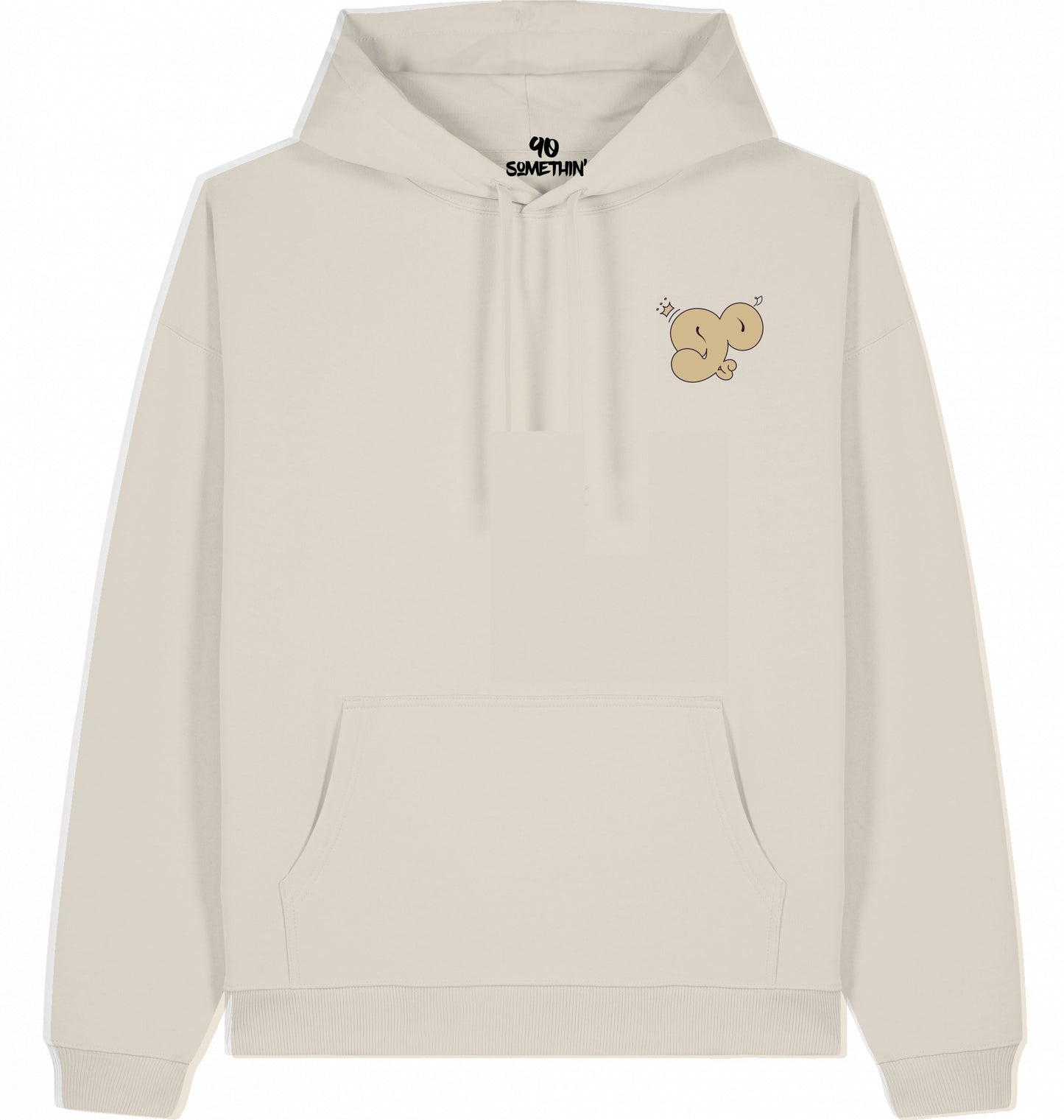 Brickwall Gold Oversized Hoodie