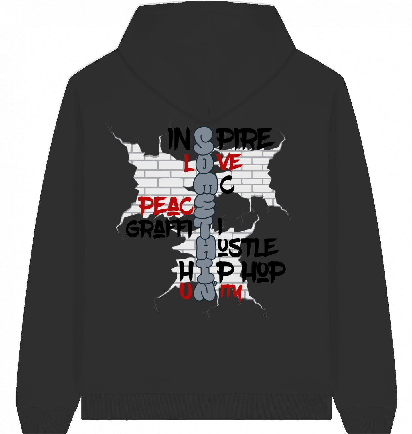 Brickwall Hustle Oversized Hoodie