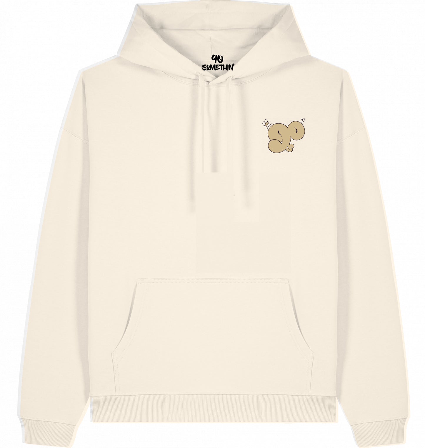 Brickwall Gold Oversized Hoodie