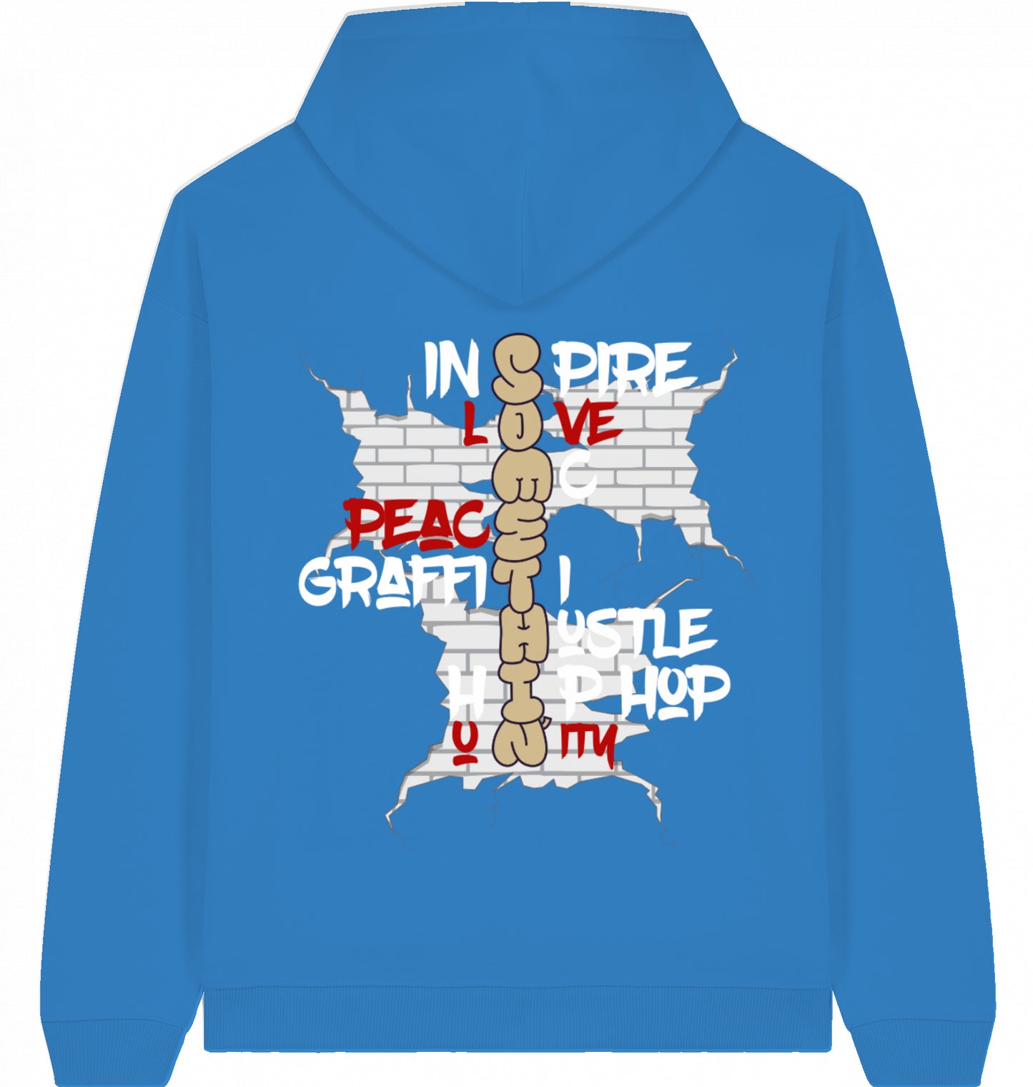 Brickwall Gold Oversized Hoodie