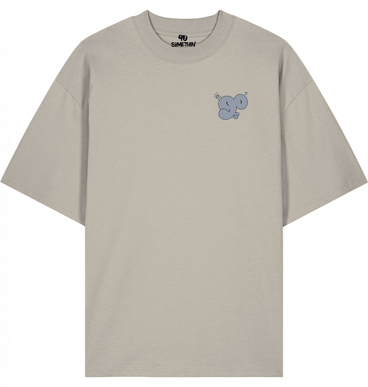 Brickwall Hustle Oversized Graffiti T-Shirt