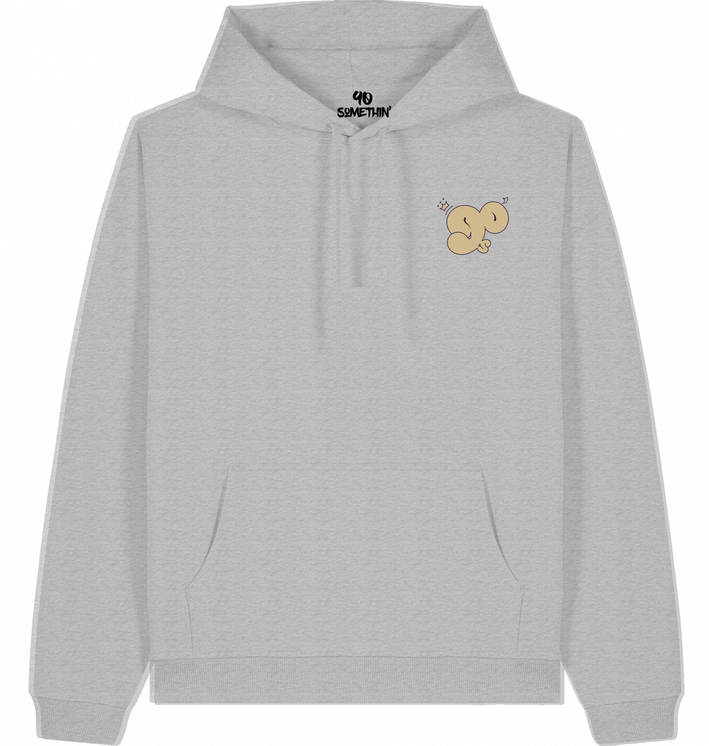 Brickwall Gold Oversized Hoodie