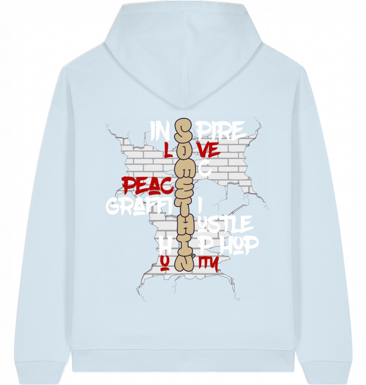 Brickwall Gold Oversized Hoodie