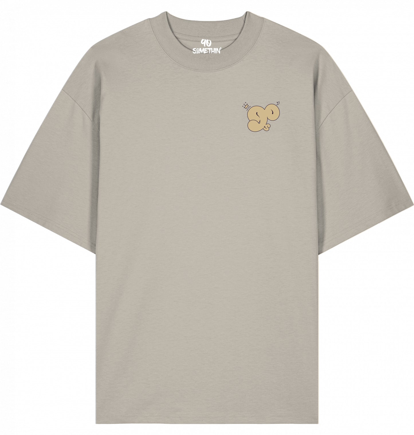 Brickwall Gold Oversized T-Shirt