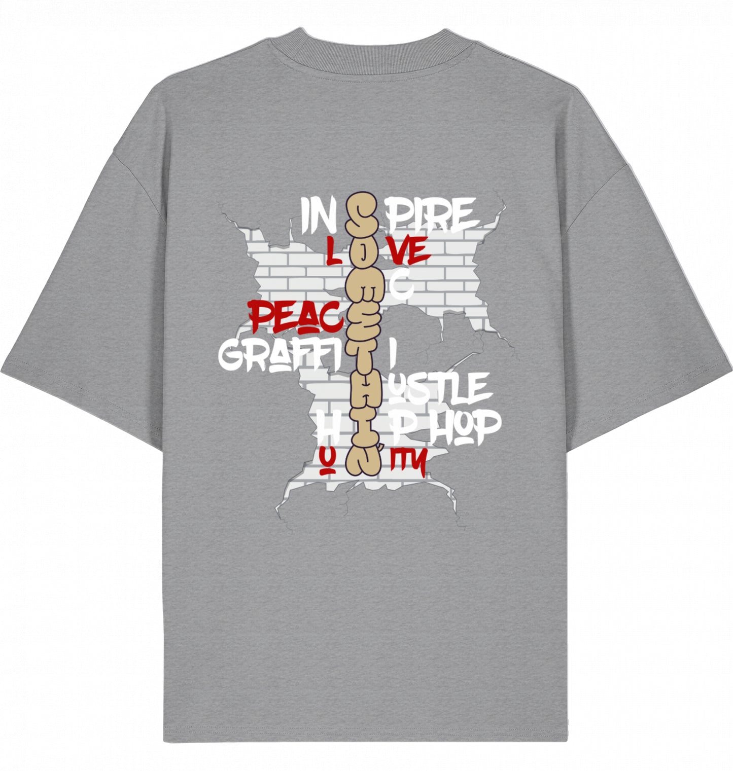 Brickwall Gold Oversized T-Shirt