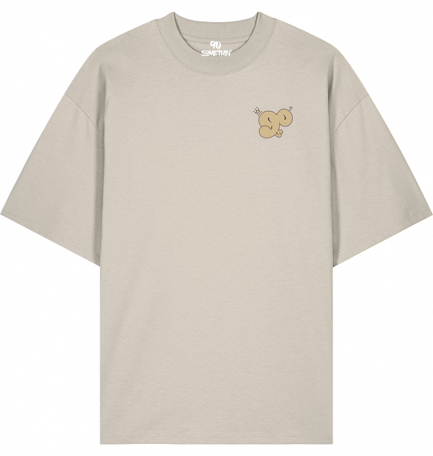 Brickwall Gold Oversized T-Shirt