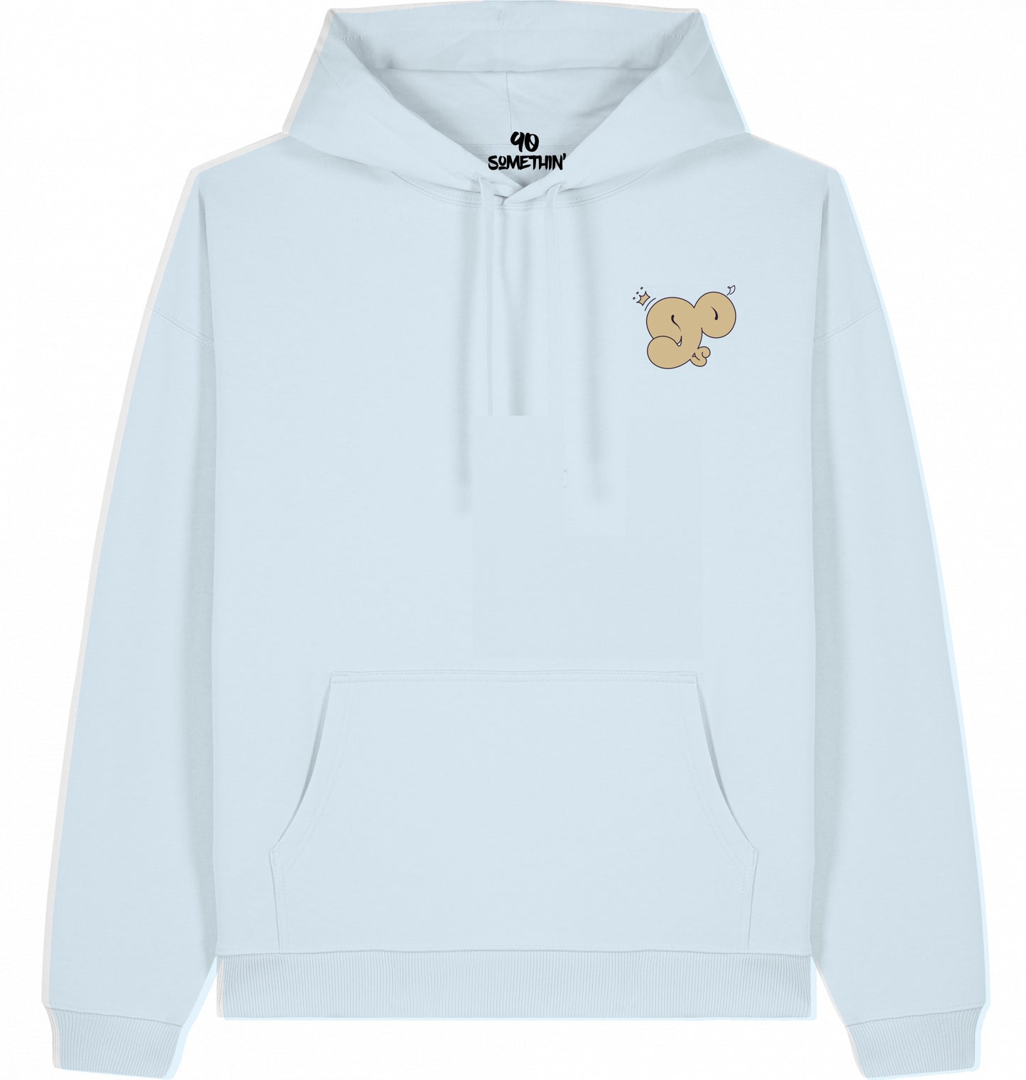 Brickwall Gold Oversized Hoodie