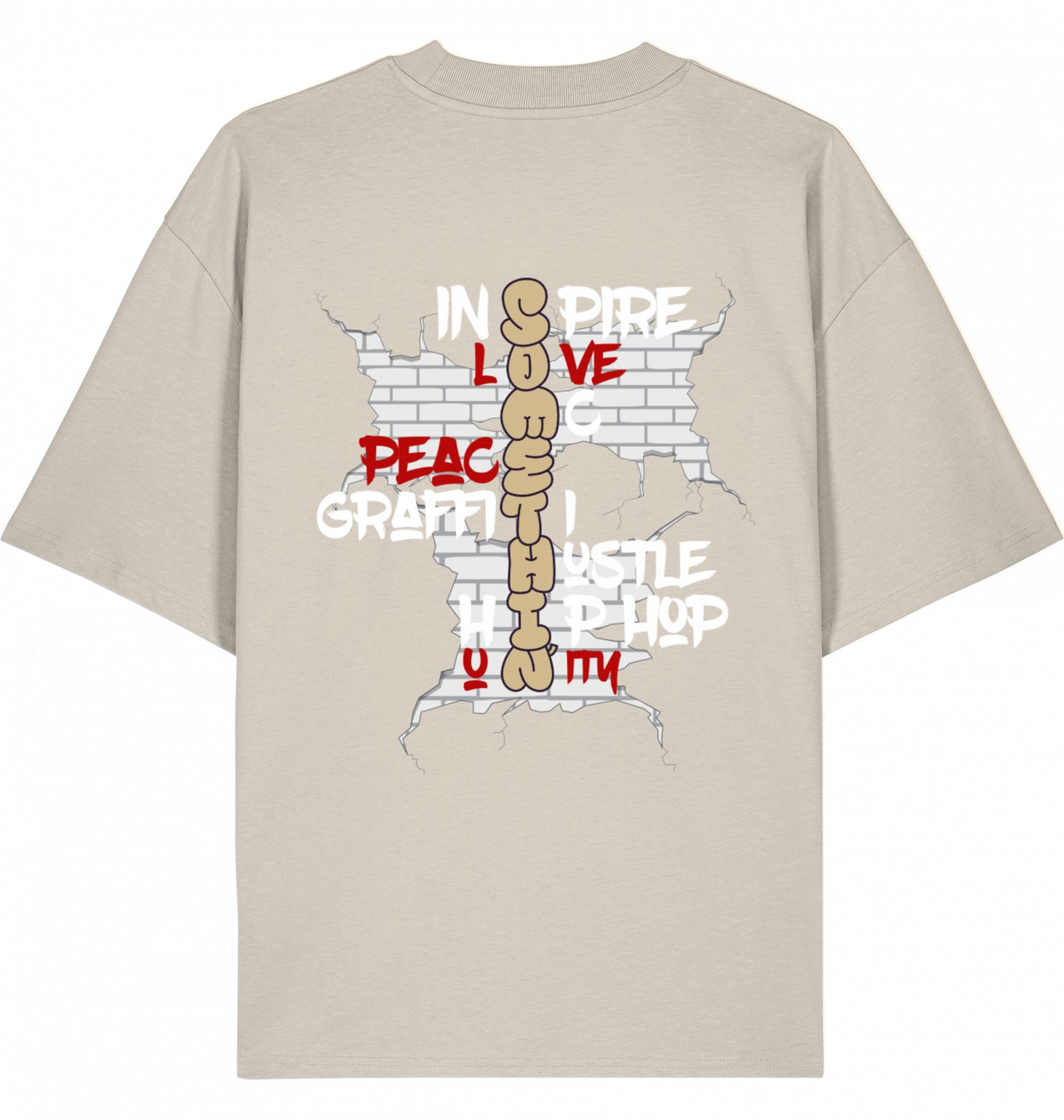 Brickwall Gold Oversized T-Shirt