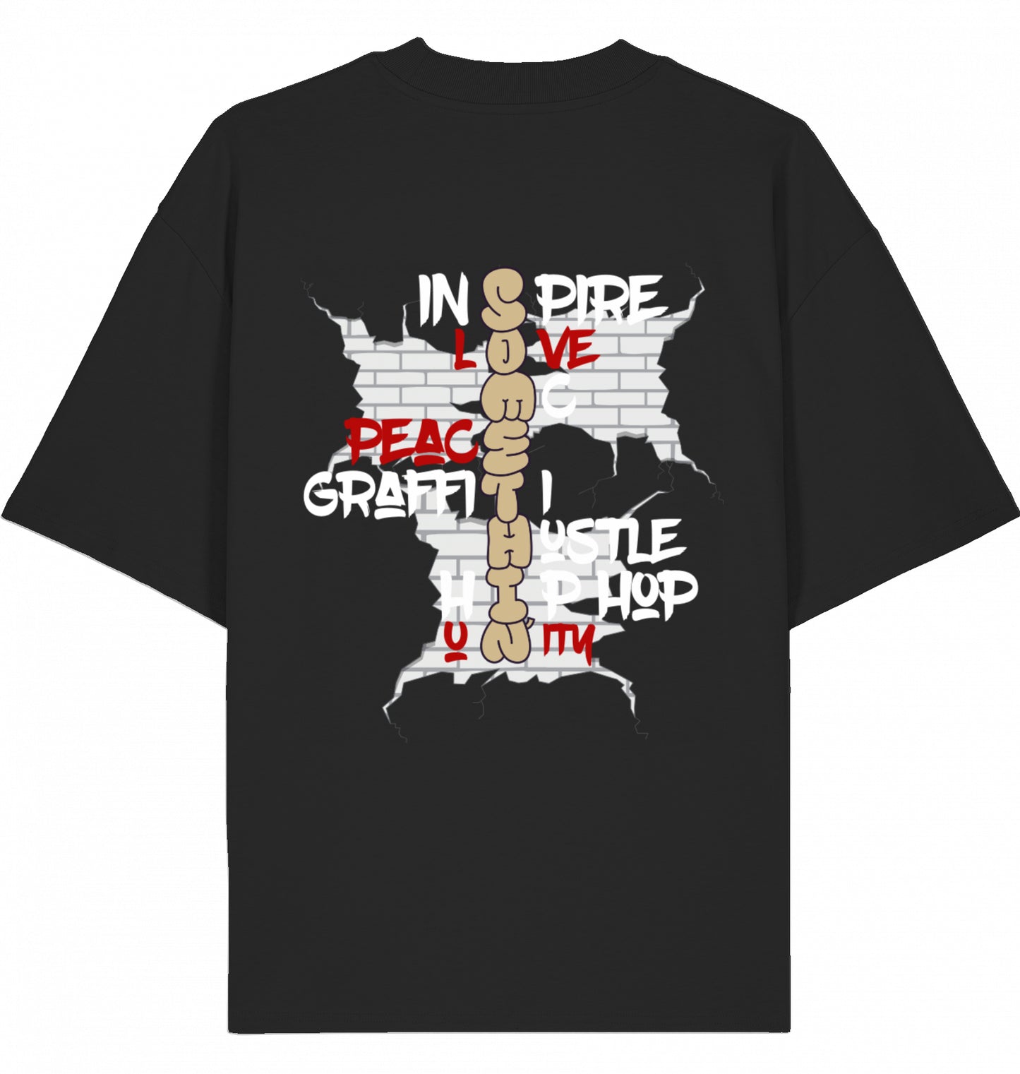 Brickwall Gold Oversized T-Shirt
