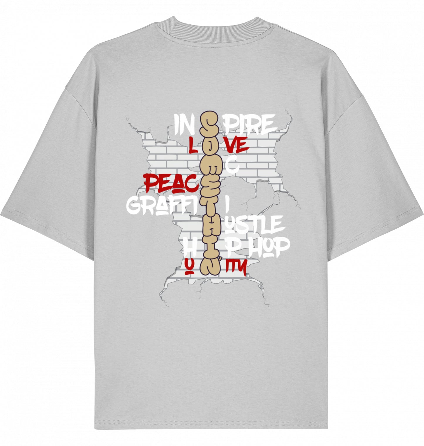 Brickwall Gold Oversized T-Shirt