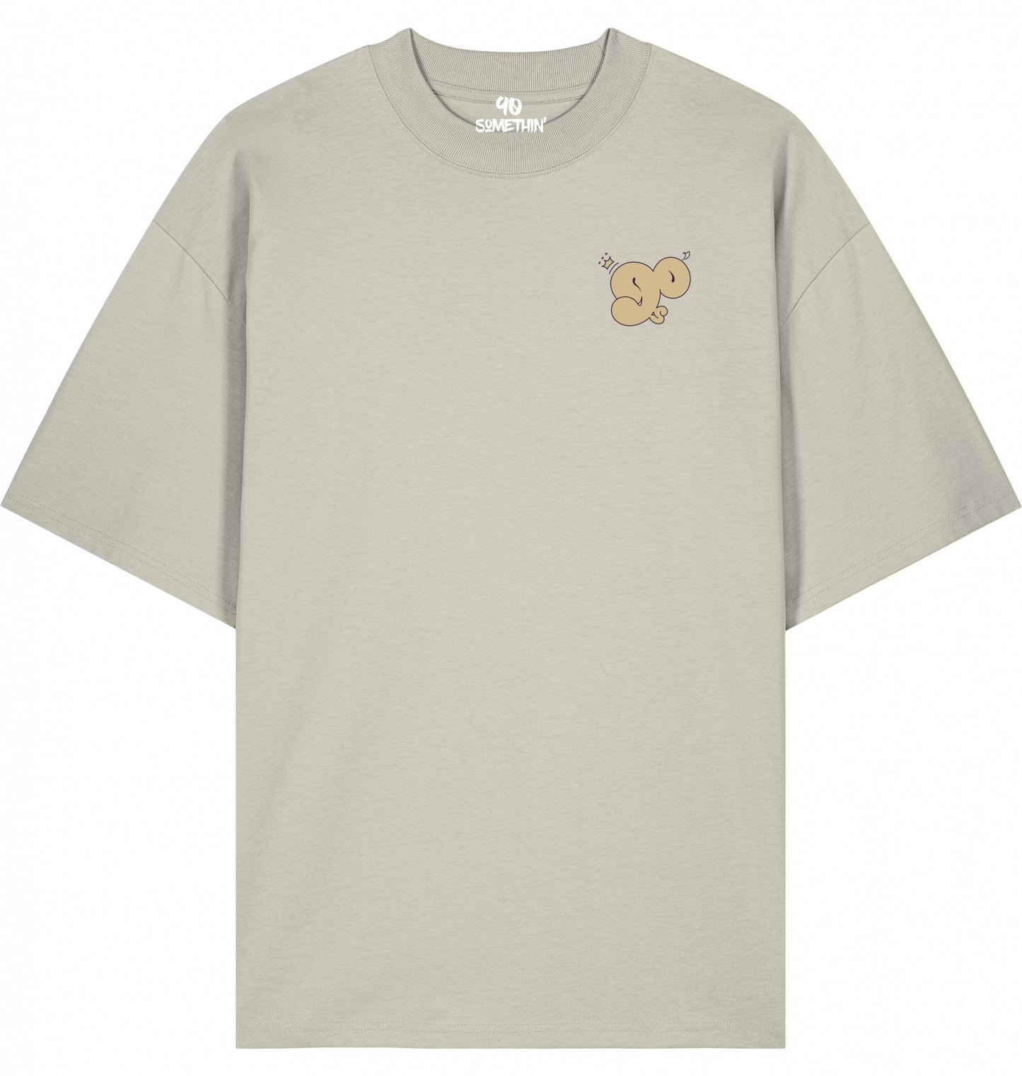 Brickwall Gold Oversized T-Shirt