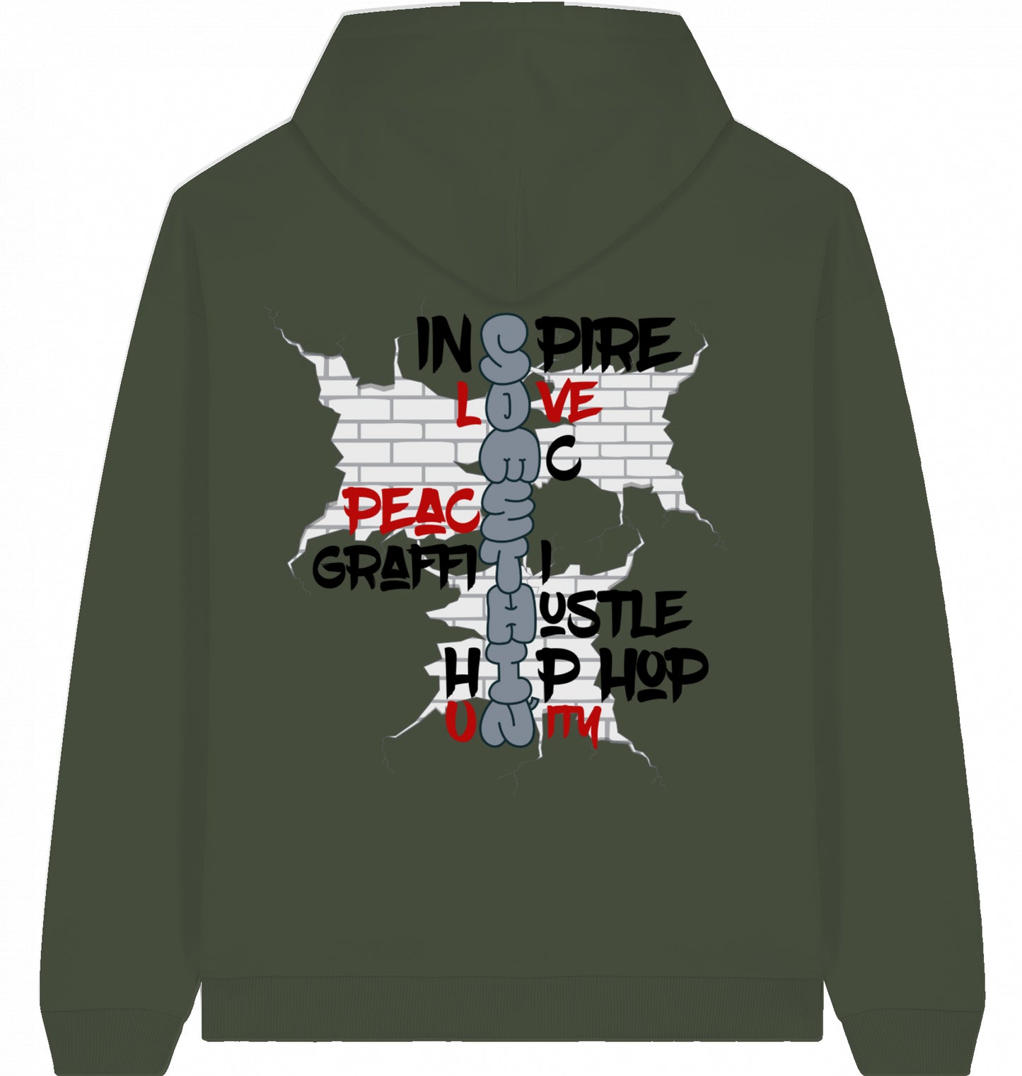 Brickwall Hustle Oversized Hoodie