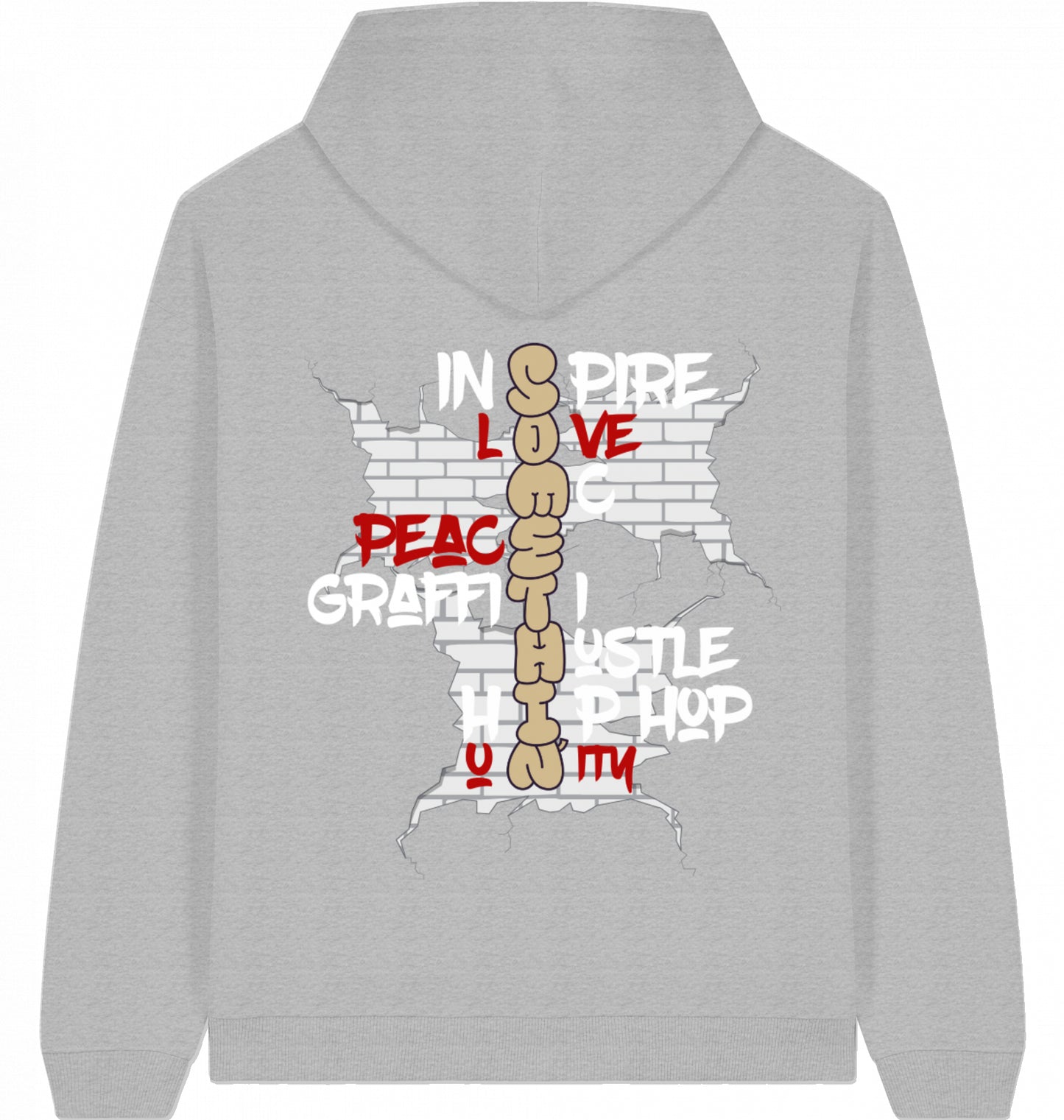 Brickwall Gold Oversized Hoodie
