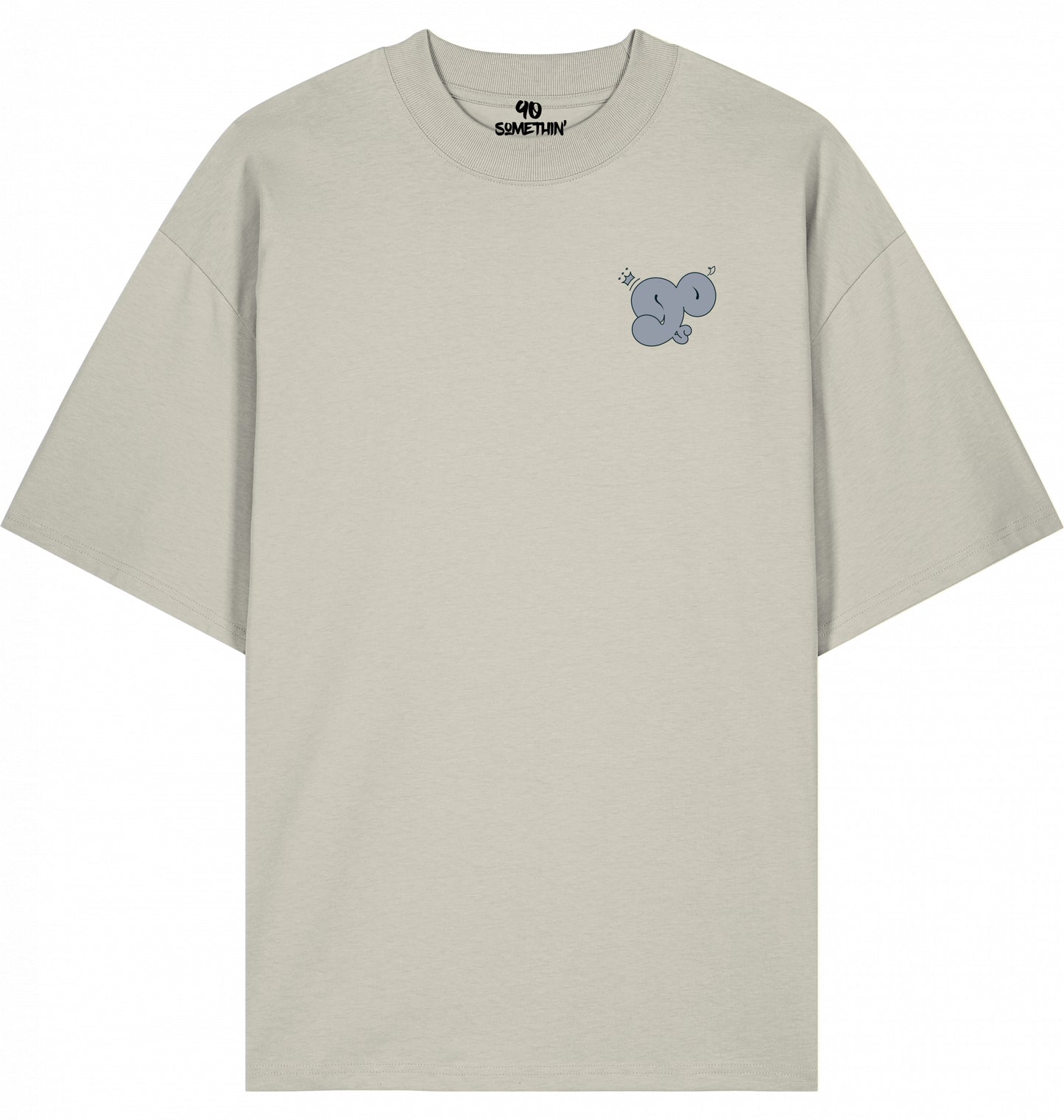 Brickwall Hustle Oversized Graffiti T-Shirt
