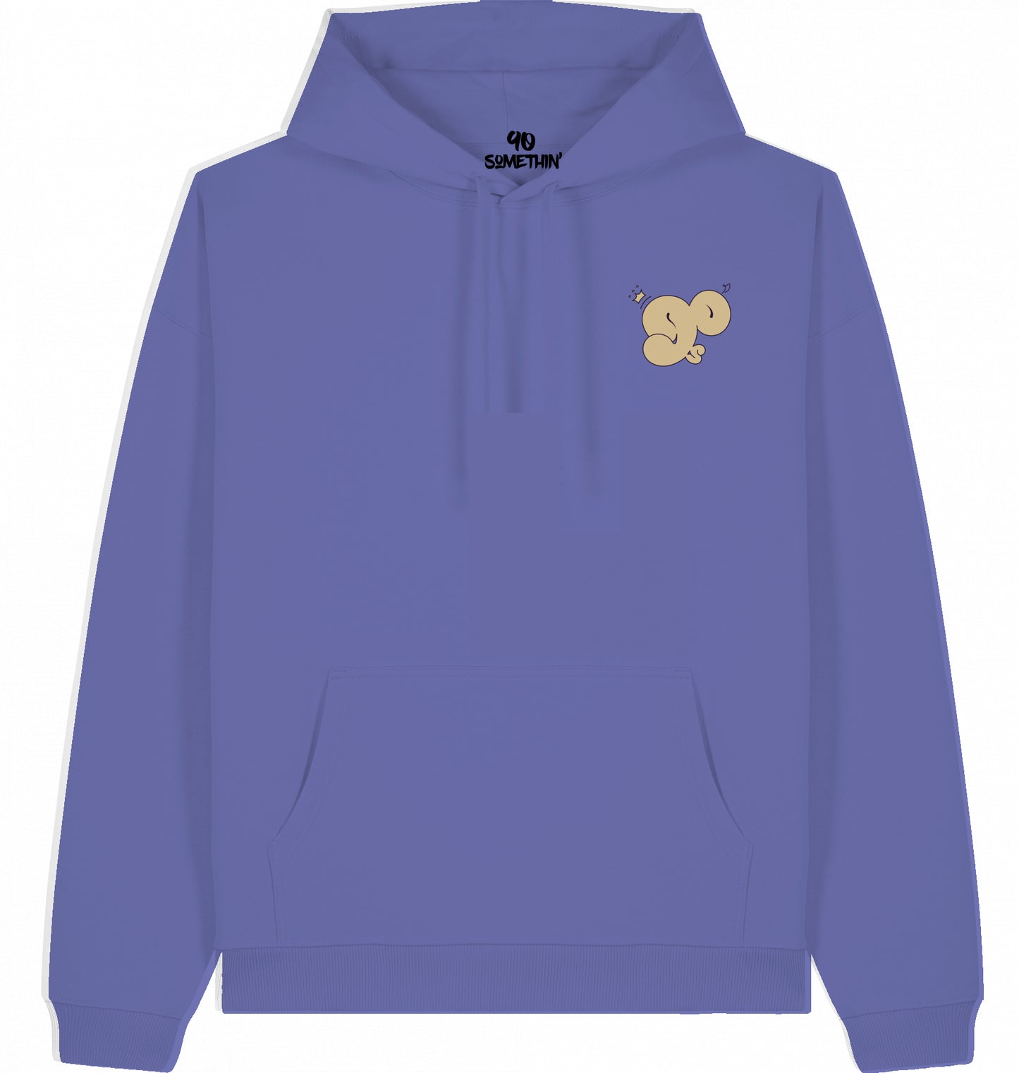 Brickwall Gold Oversized Hoodie