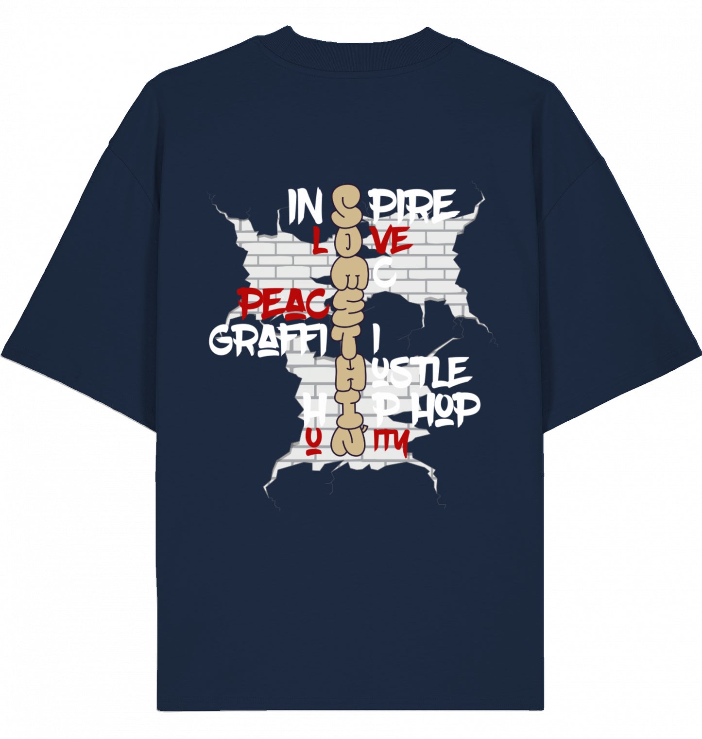 Brickwall Gold Oversized T-Shirt