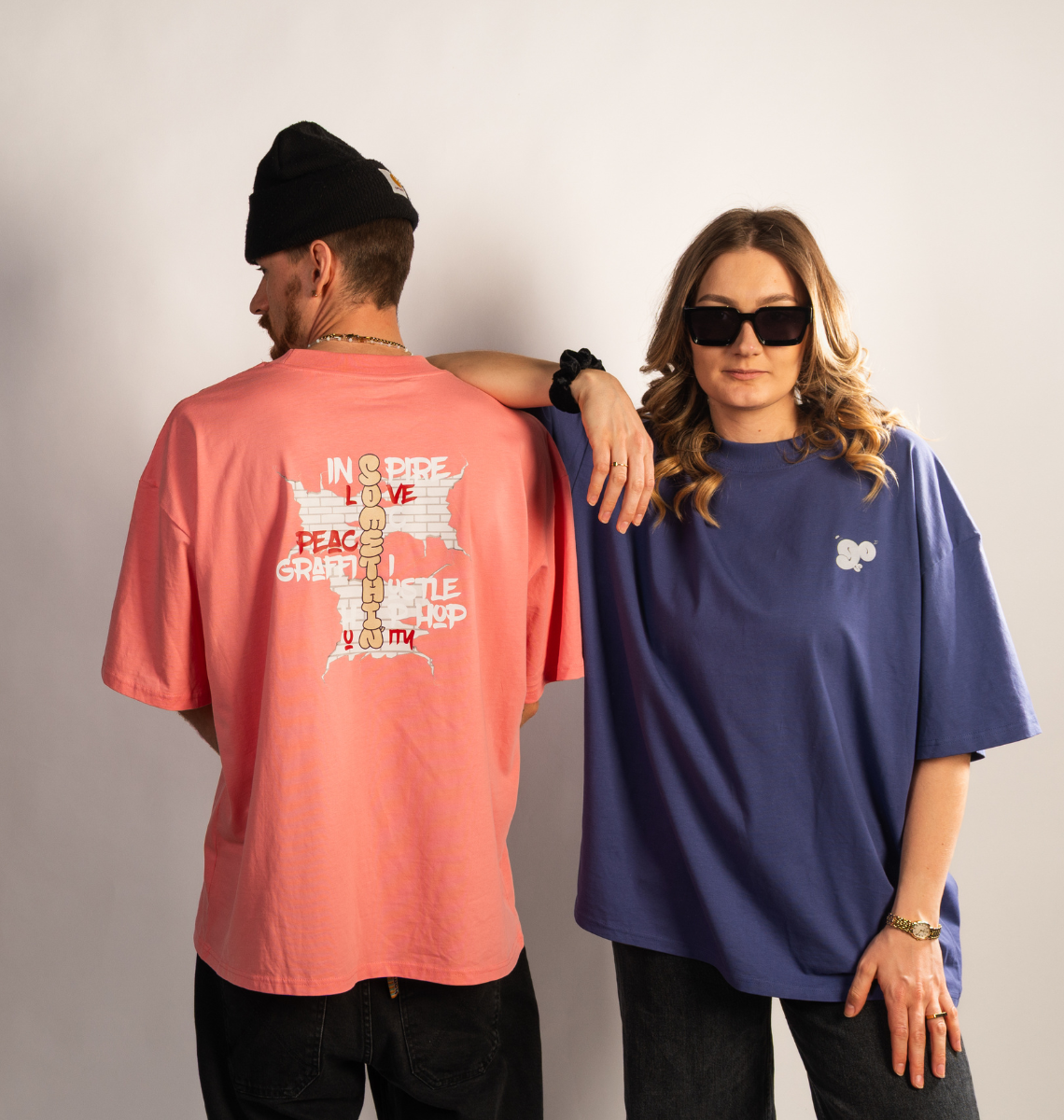 Brickwall Gold Oversized T-Shirt