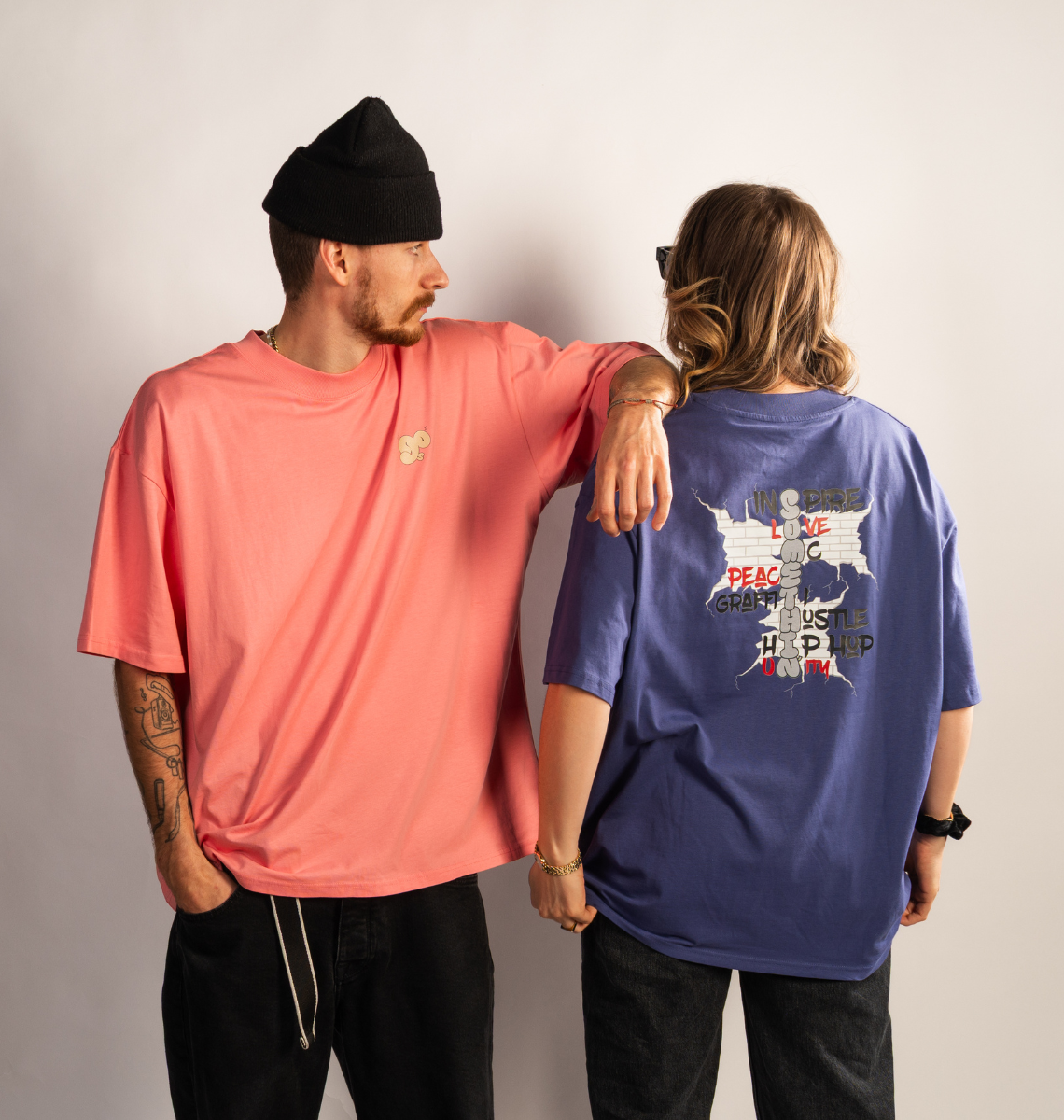 Brickwall Gold Oversized T-Shirt