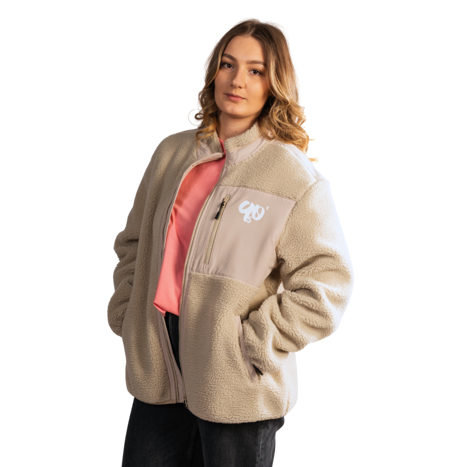 Streetwear Hip Hop Alpine Sherpa Teddy Jacke front