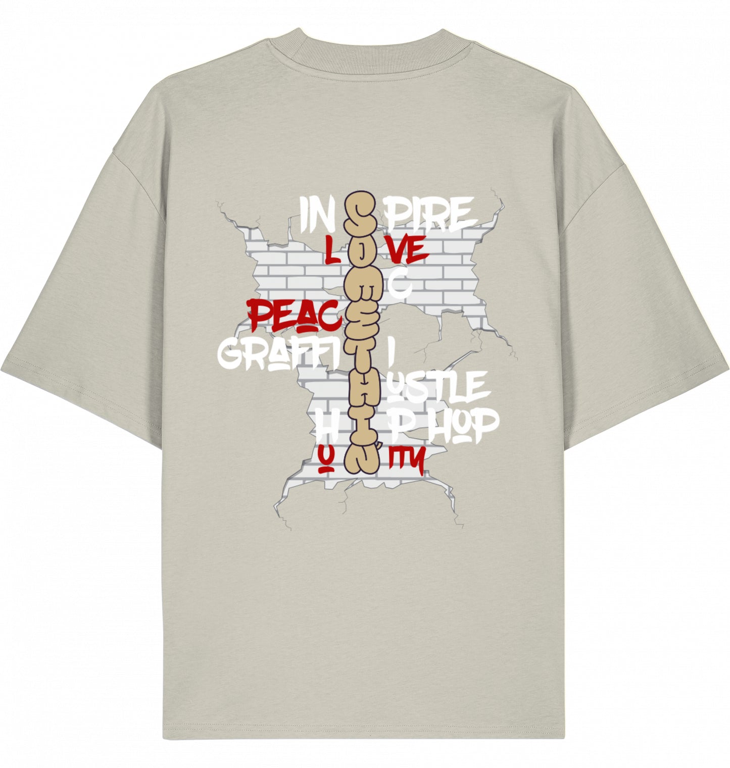 Brickwall Gold Oversized T-Shirt
