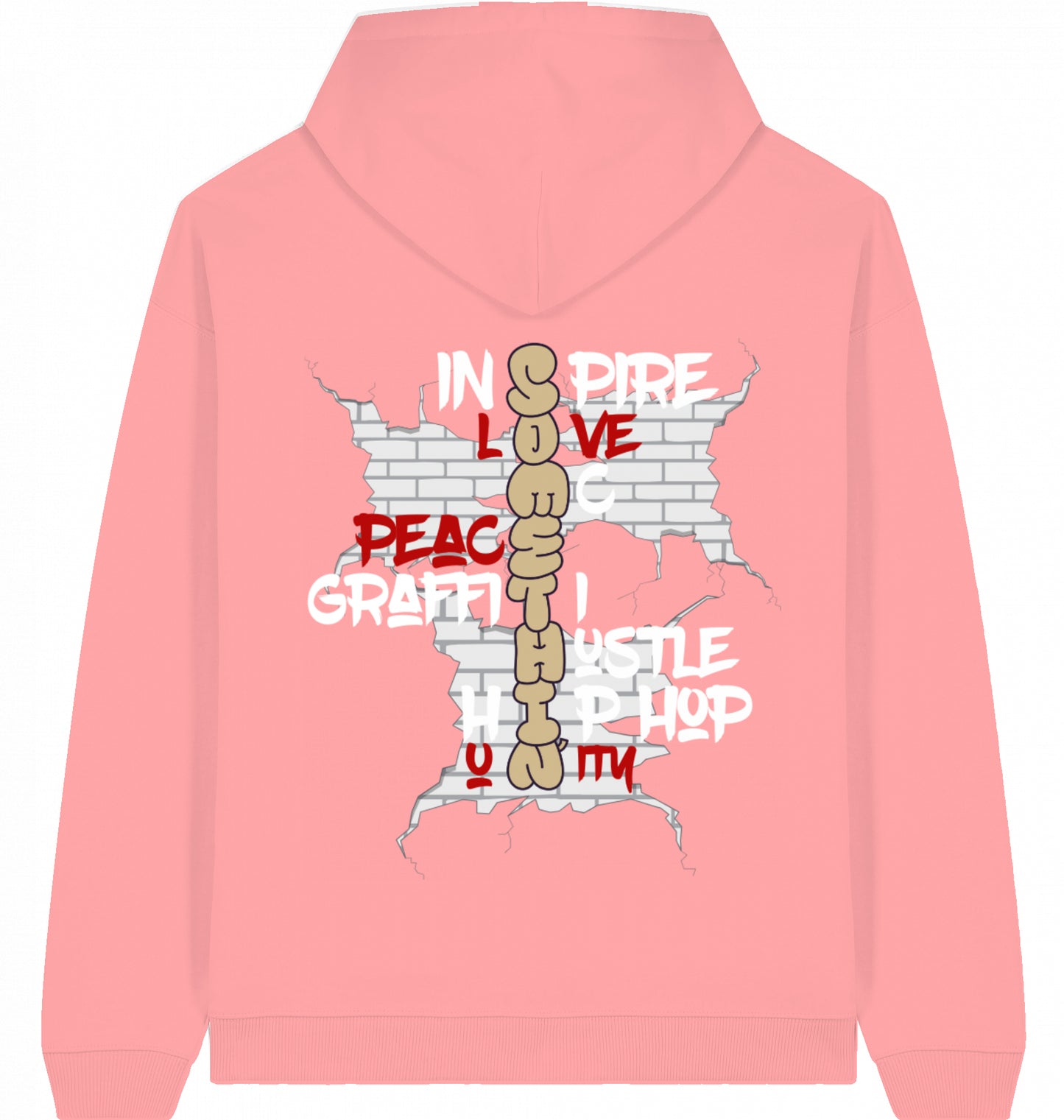 Brickwall Gold Oversized Hoodie