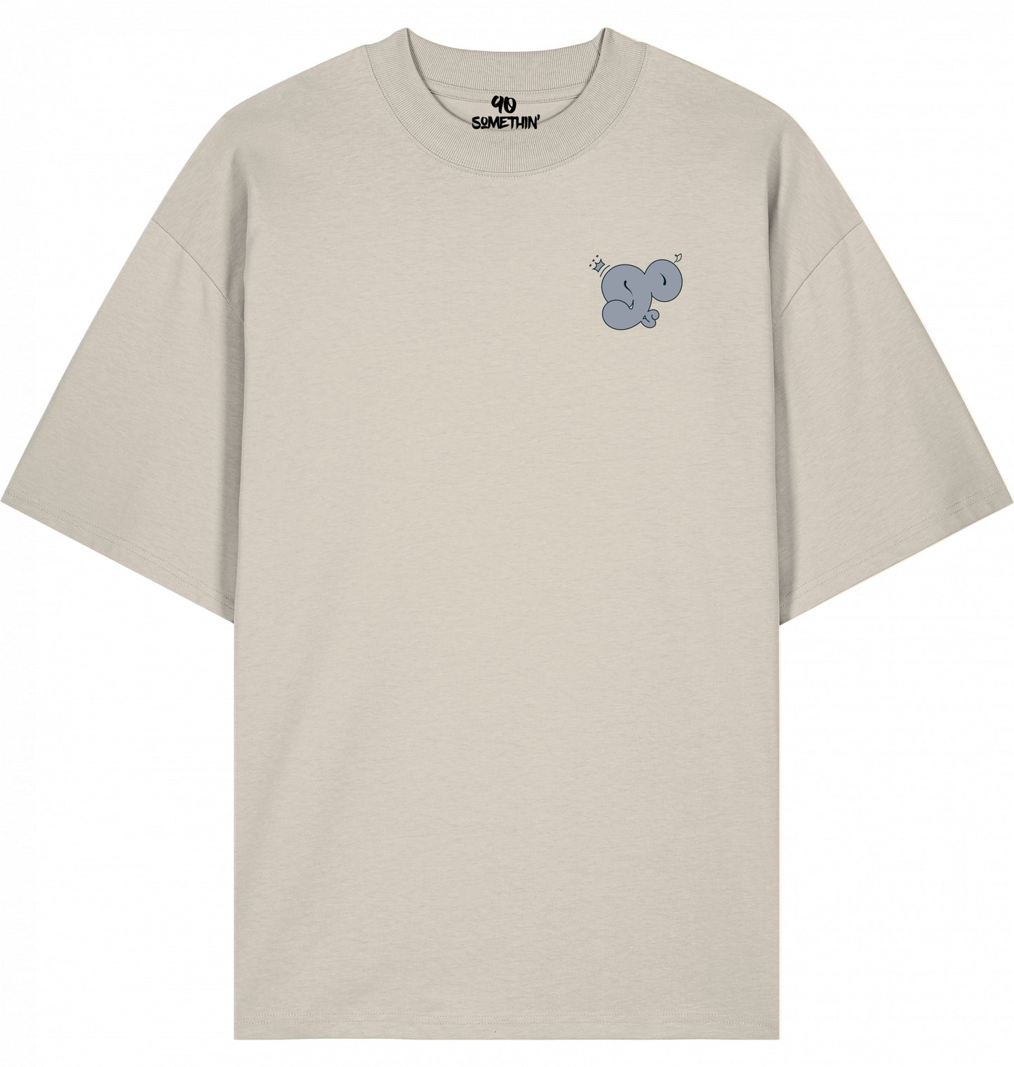 Brickwall Hustle Oversized Graffiti T-Shirt