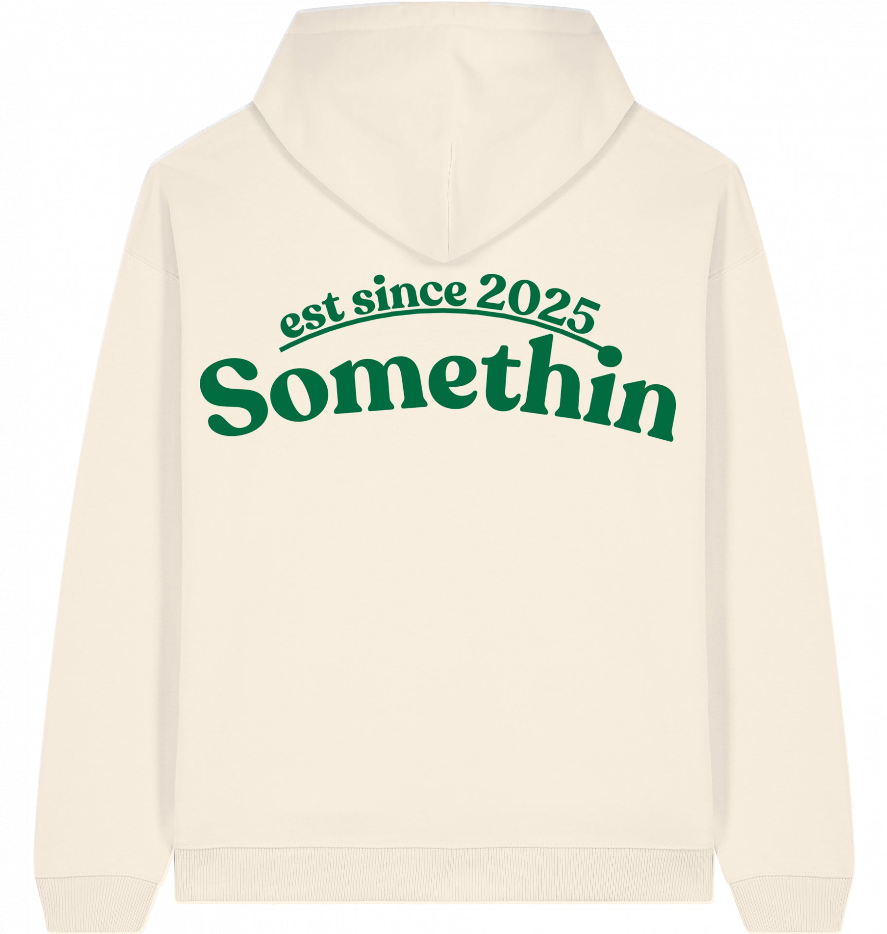  Streetwear Hip-Hop Hoodie 90s Future vibes Cream Back
