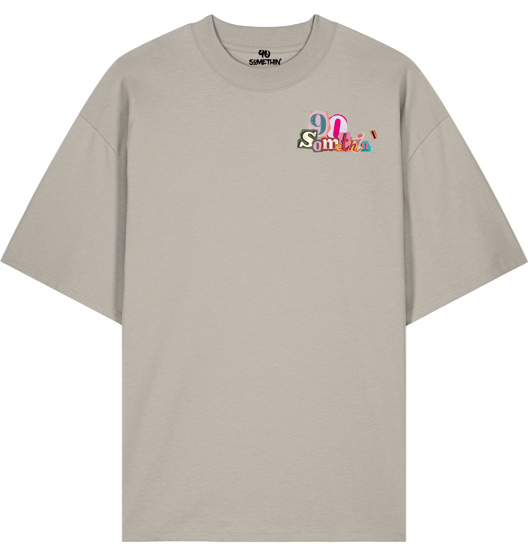  Streetwear Hip-Hop T-Shirt 90s Clock Magazin Stone Front
