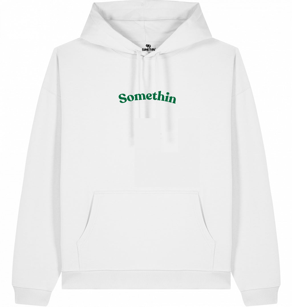  Streetwear Hip-Hop Hoodie 90s Future vibes White  Front
