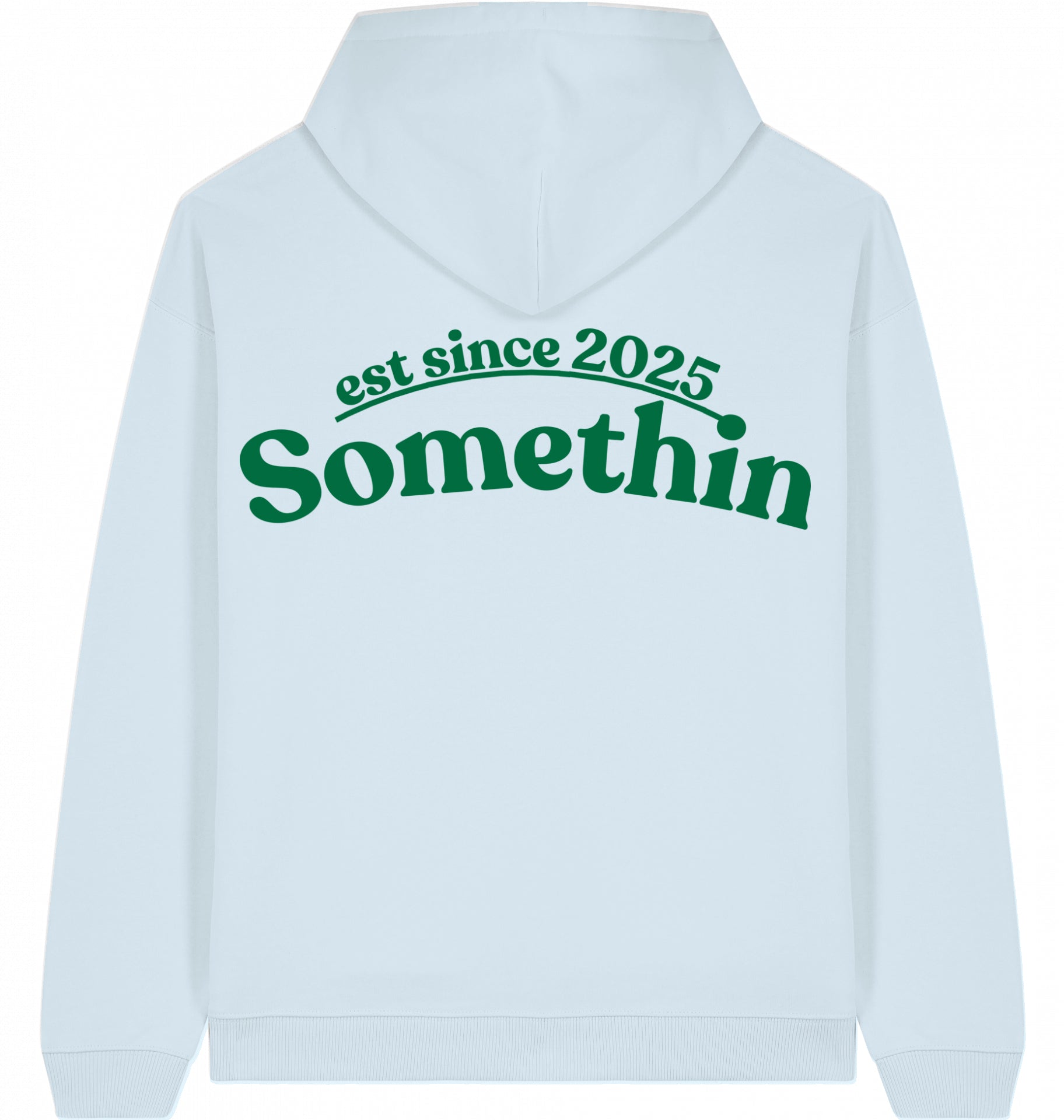  Streetwear Hip-Hop Hoodie 90s Future vibes ice Blue Back