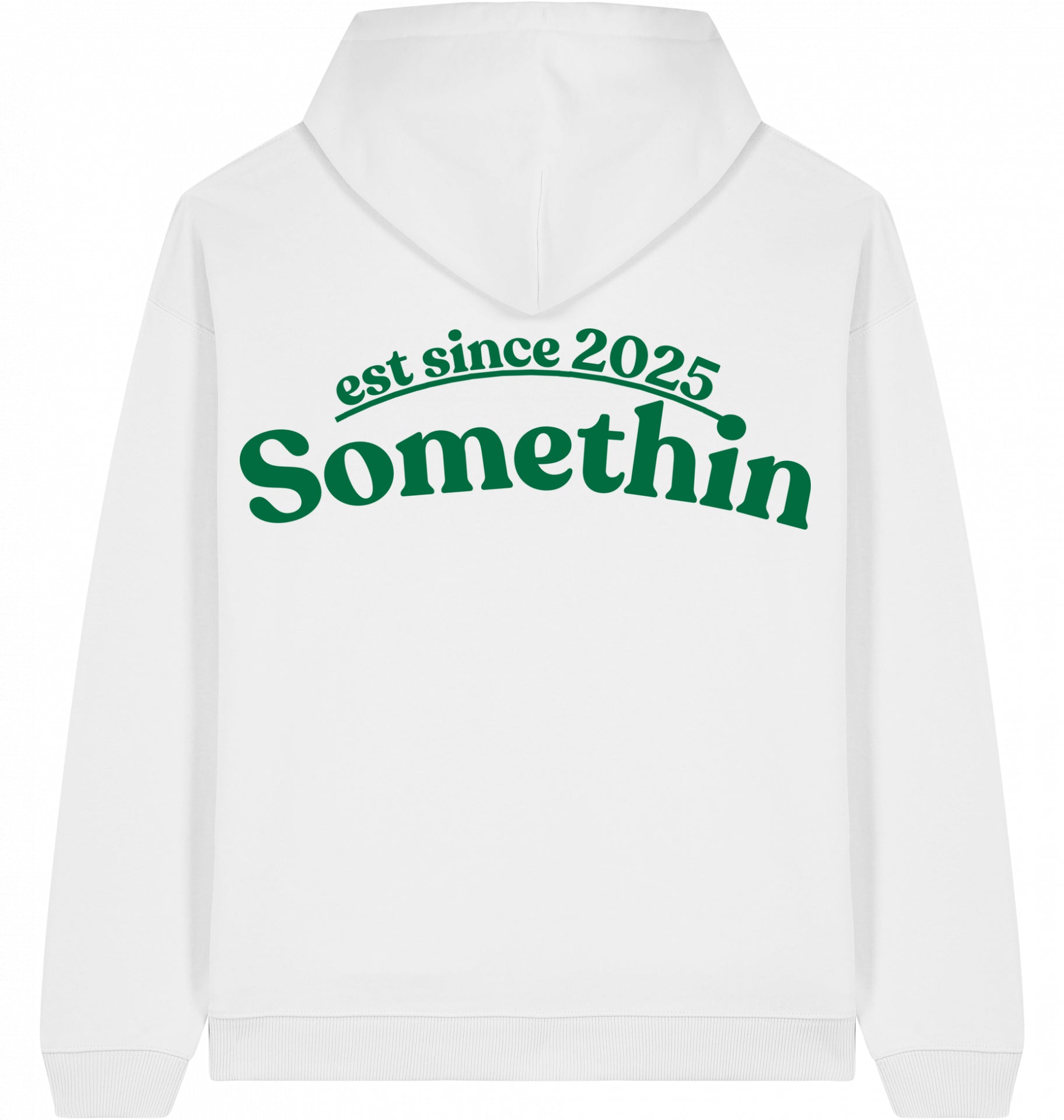  Streetwear Hip-Hop Hoodie 90s Future vibes White  Back