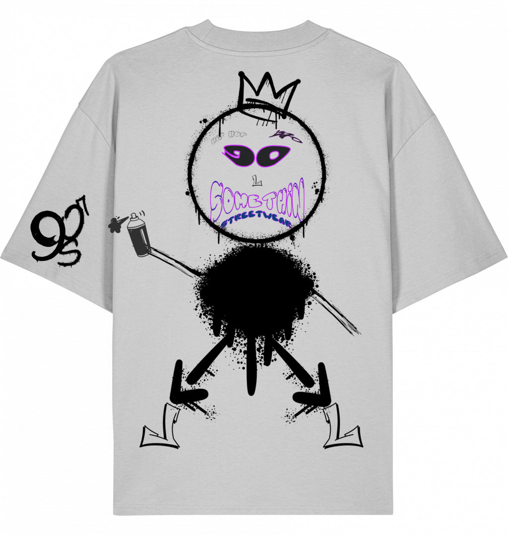 Hip-Hop T-Shirt 90 Somethin Crazzy 90 Man Back