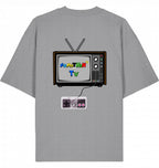  Streetwear Hip-Hop T-Shirt 90s Somethin' TV grey Back