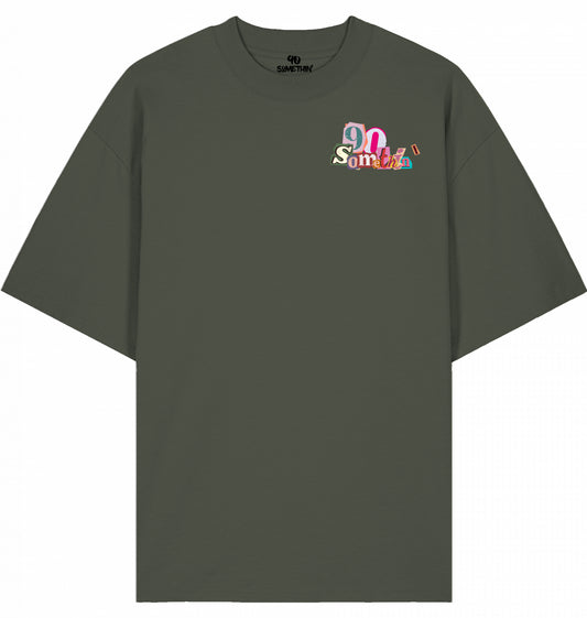 90s Clock Magazin Oversized T-Shirt