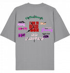  Streetwear Hip-Hop T-Shirt 90s Clock Magazin Grey Back