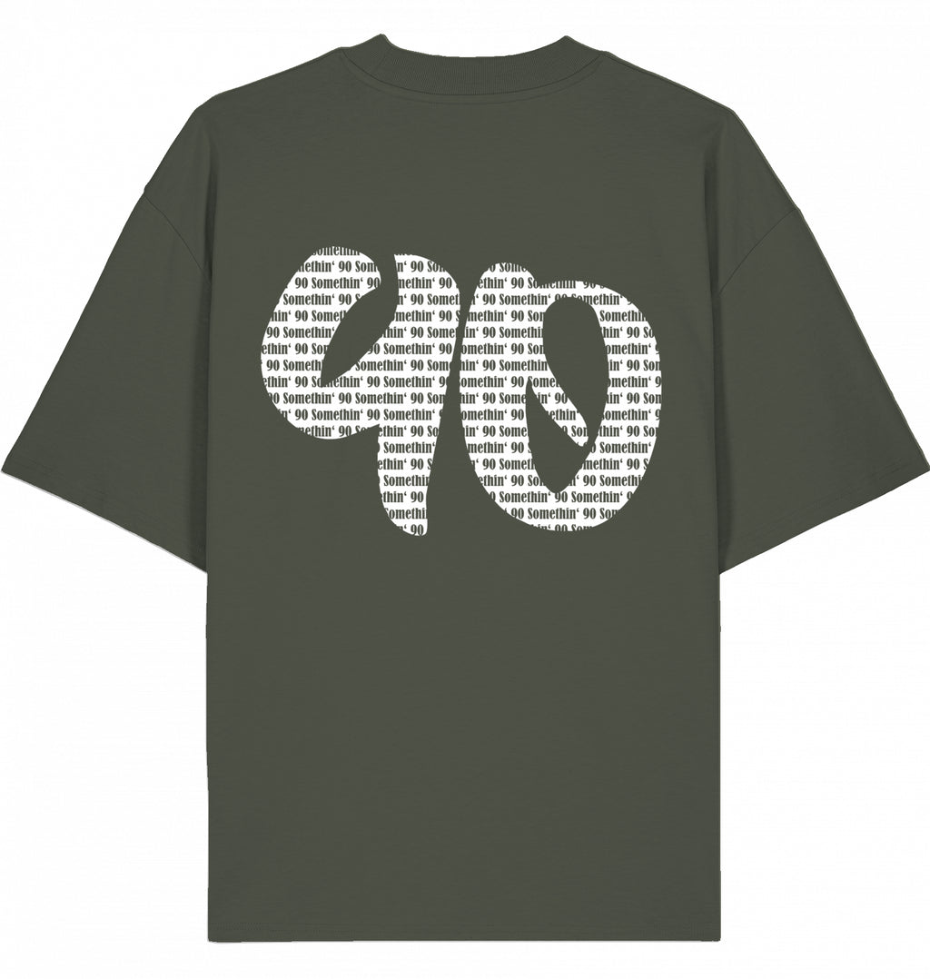 Streetwear Hip-Hop T-Shirt  All City 90 Khaki Back 