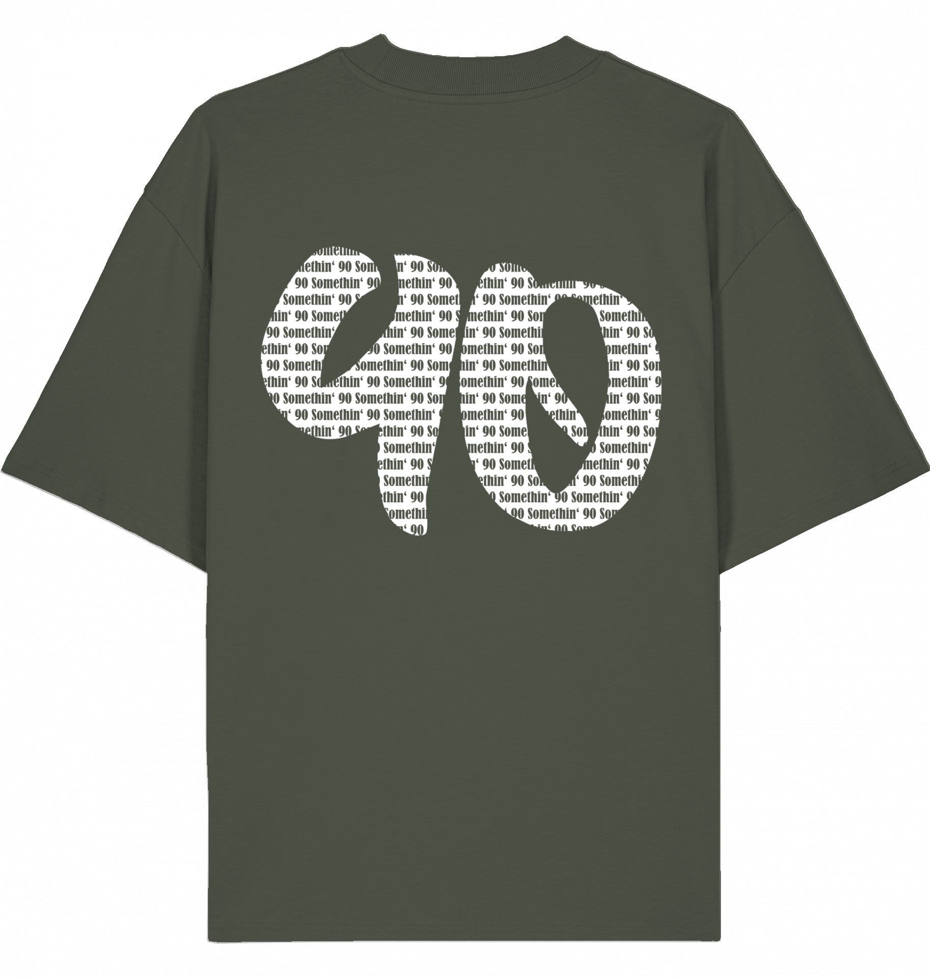 Streetwear Hip-Hop T-Shirt  All City 90 Khaki Back 