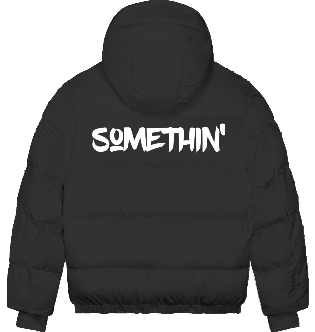 Streetwear Hip Hop Arctic Puffer Jacket Winter Jacke, black back