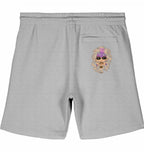 Streetwear Hip Hop Smoke & Shadow Jogging Shorts grey back