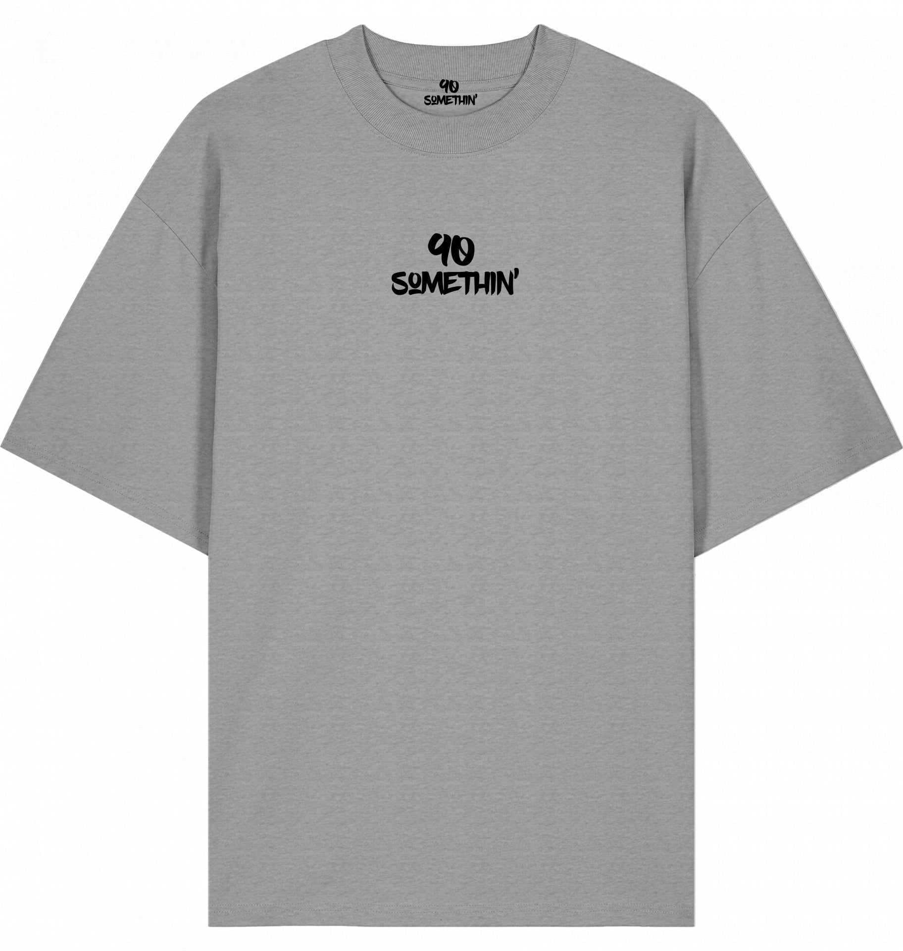 Hip-Hop T-Shirt 90 Somethin Soul invoice Grey front 