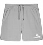Streetwear Hip Hop Smoke & Shadow Jogging Shorts grey front