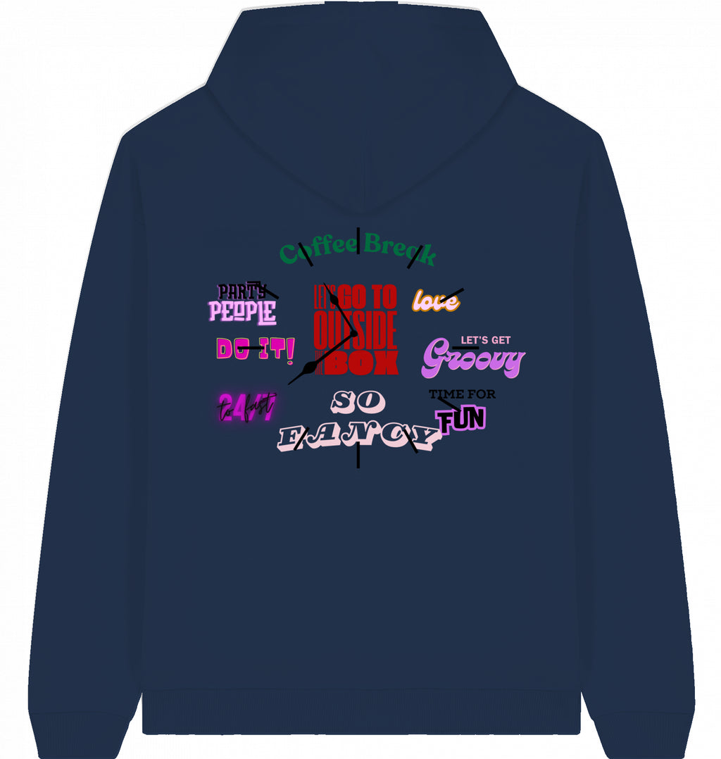 90s Clock Magazin Oversized Hoodie