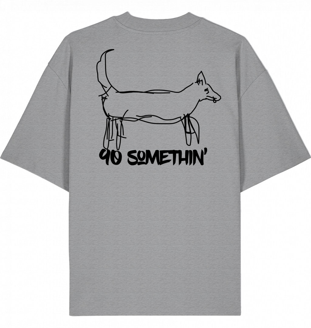 Hip-Hop T-Shirt 90 Somethin Elsa Grey Back