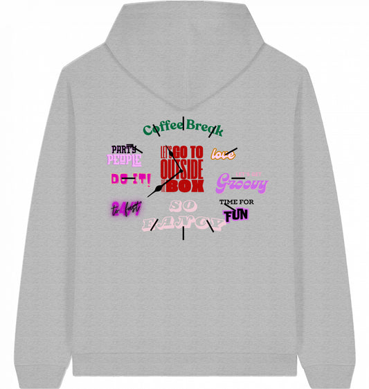 90s Clock Magazin Oversized Hoodie