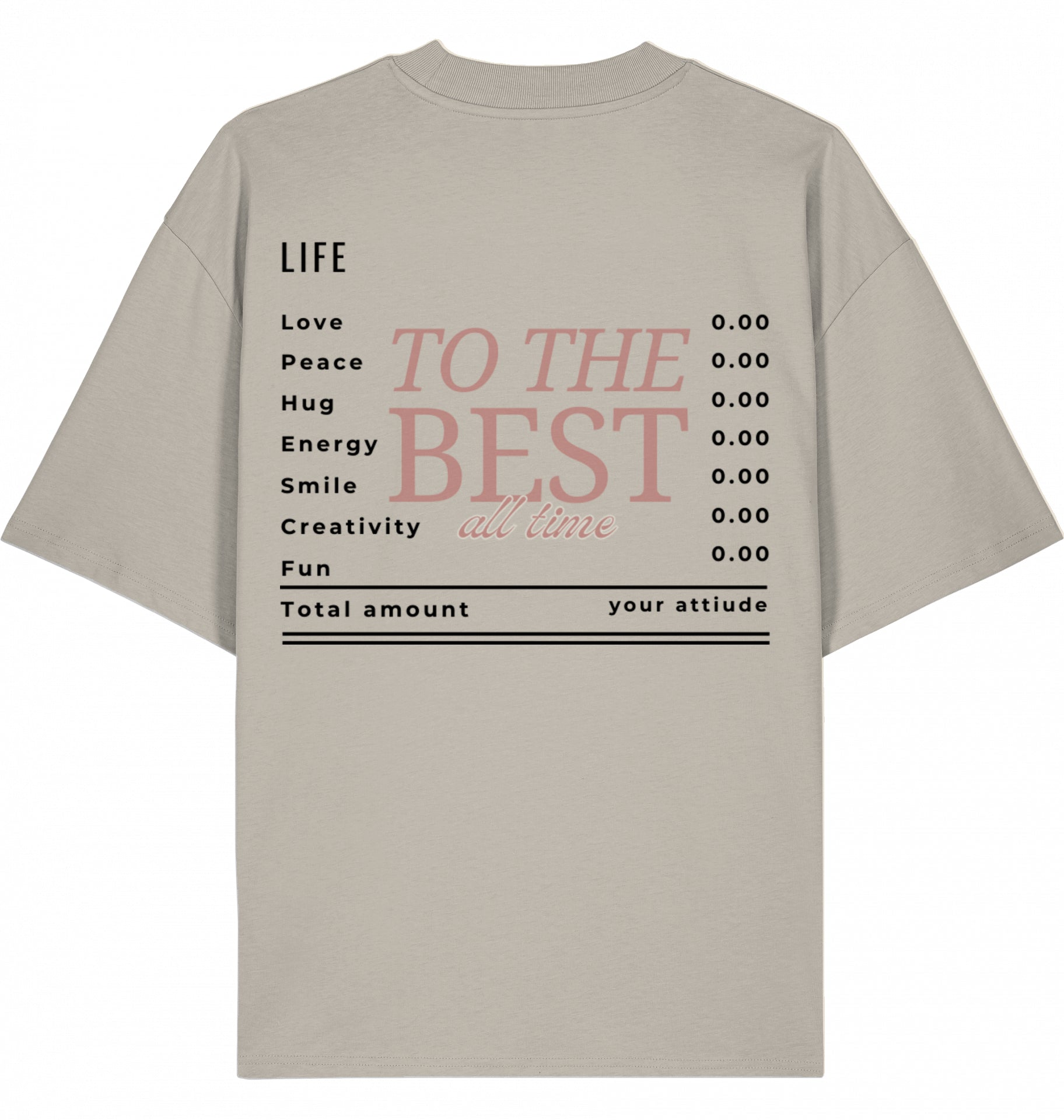 Hip-Hop T-Shirt 90 Somethin Soul invoice Stone Back