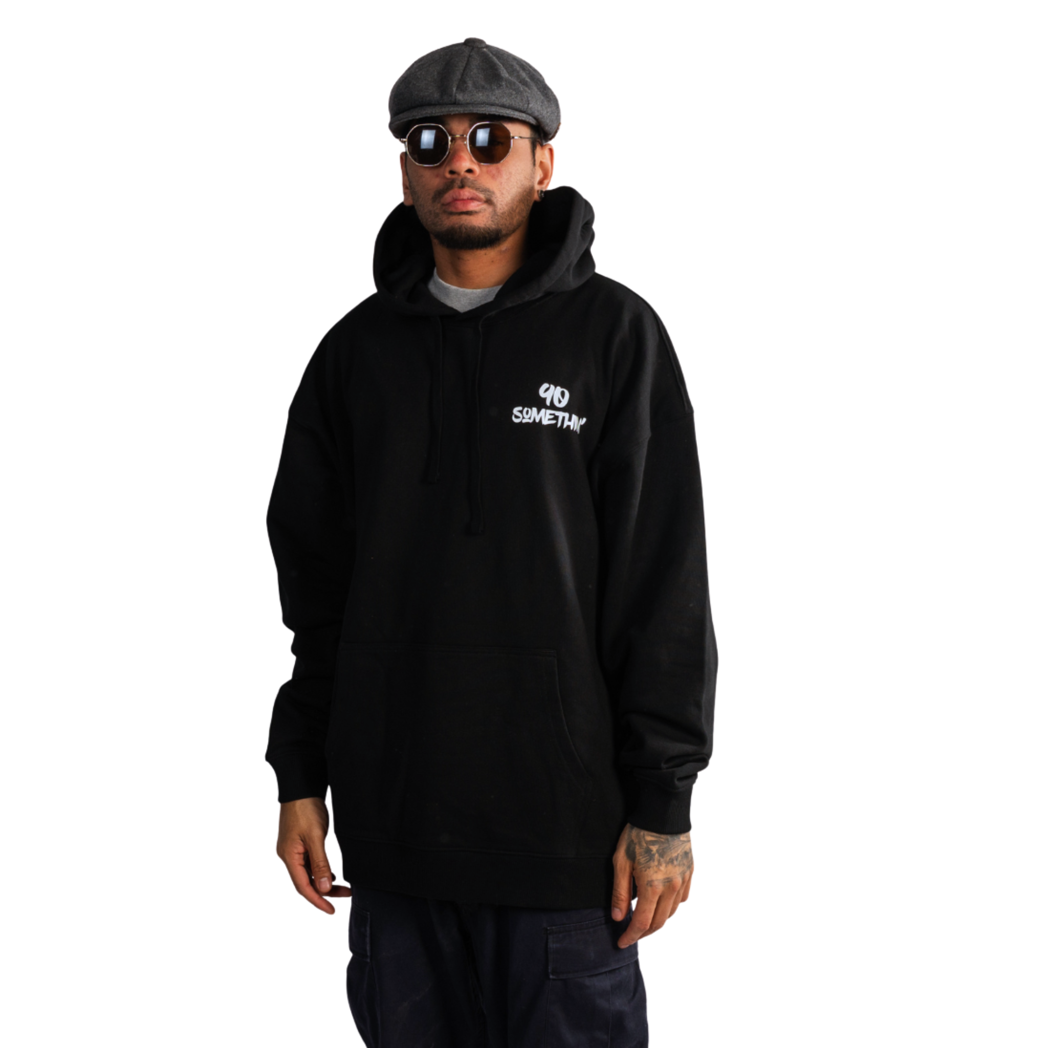 Streetwear Hip Hop Hoodie 90 Essential front 