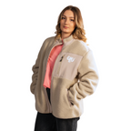 Streetwear Hip Hop Alpine Sherpa Teddy Jacke front