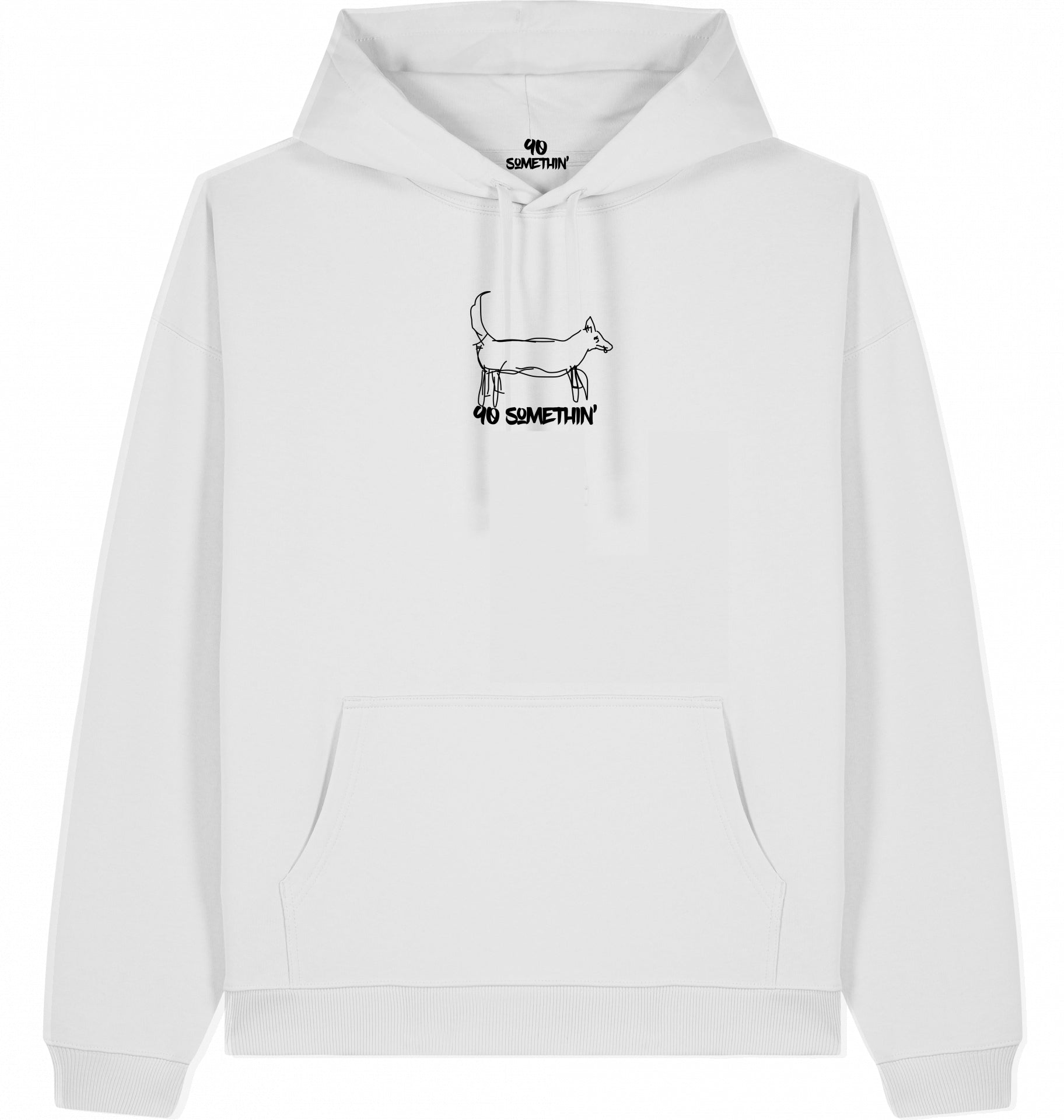 Hip-Hop Hoodie 90 Somethin Elsa Cool heather grey  Front
