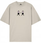 Hip-Hop T-Shirt 90 Somethin Crazzy 90 Man Stone Front